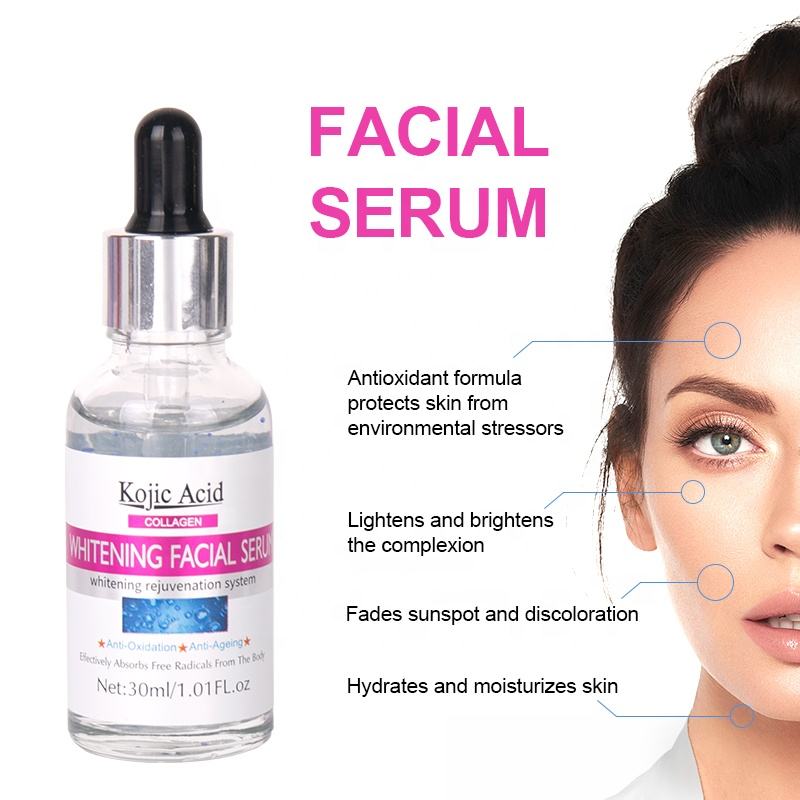 GuanJing Kojic Acid Collagen Whitening Facial Serum - 30ml GuanJing