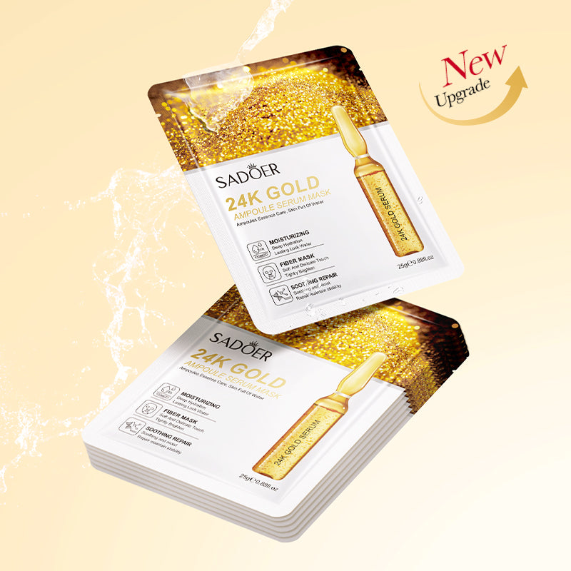Sadoer 24K Gold Ampoule Serum Mask - 25g Sadoer