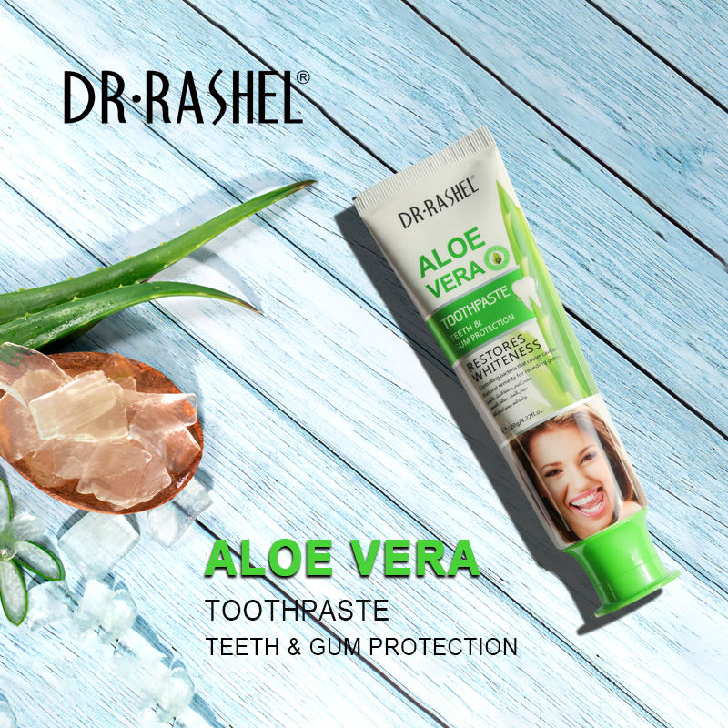 Dr.Rashel Aloe Vera Tooth Paste _ Restores Whiteness - 120g DR.RASHEL