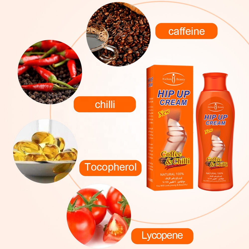 Aichun Beauty Hip Up Cream _ Coffee & Chilli - 200ml Aichun Beauty