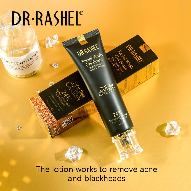 Dr.Rashel Facial Wash Gel Foam Gold And Collagen 24k - 100ml DR.RASHEL