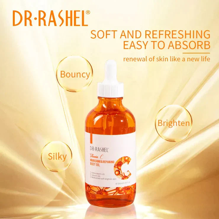 Dr.Rashel Vitamin c Nourishing & Repairing Body Oil - 100ml DR.RASHEL