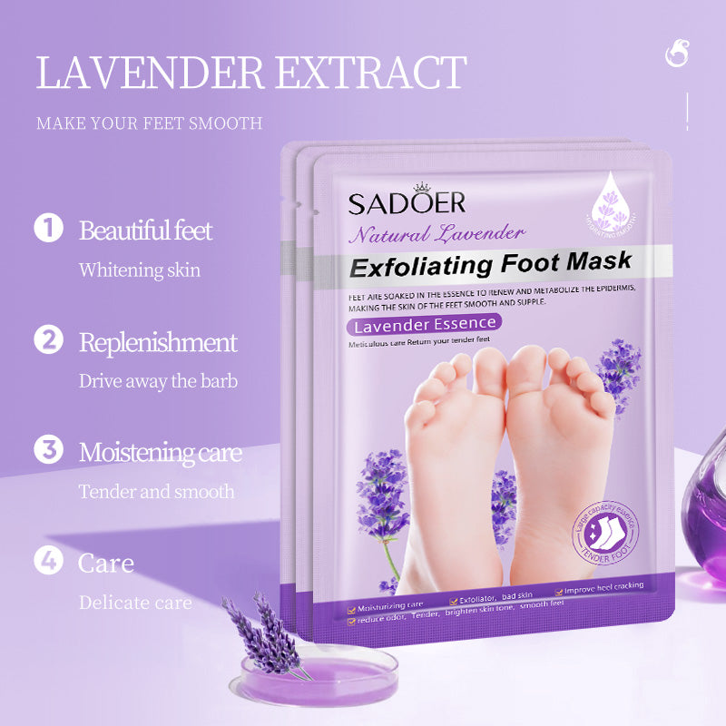 Sadoer Exfoliating Foot Mask - Lavender Essence Sadoer