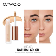 O.TWO.O Cosmetics Face Makeup High Cover Oil Control Long Lasting Liquid Concealer - 5.5g HC03 (NATURAL COLOR) O.TWO.O