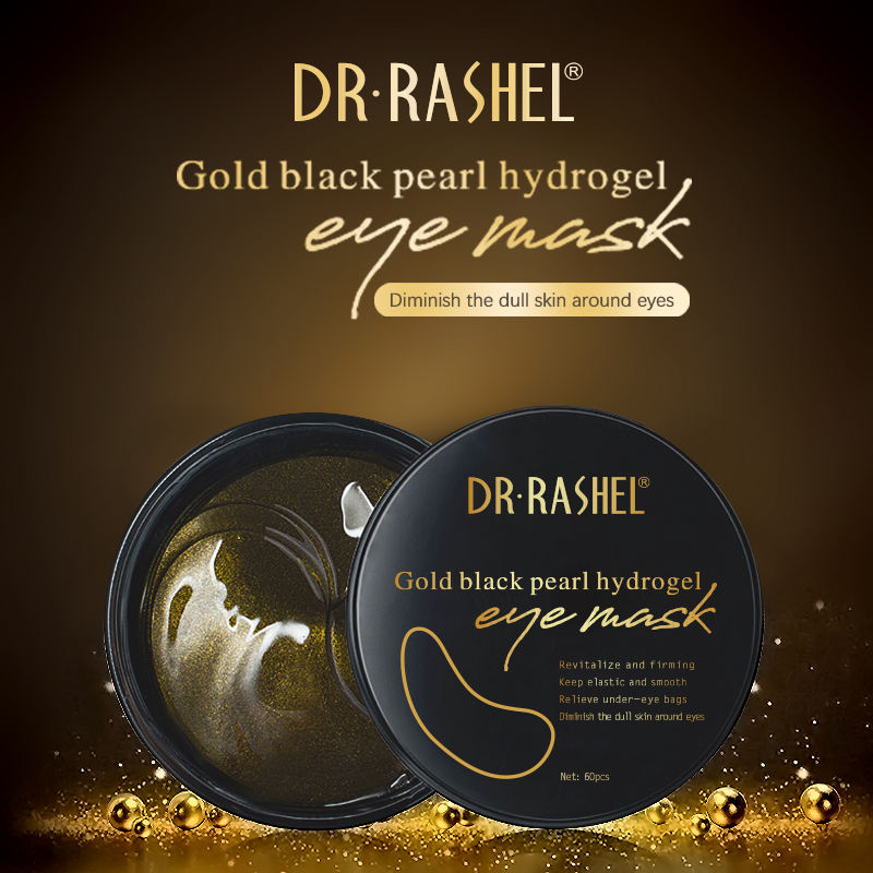 Dr.Rashel Gold Black Pearl Hydrogel Eye Mask - 60Pcs Dr. Rashel