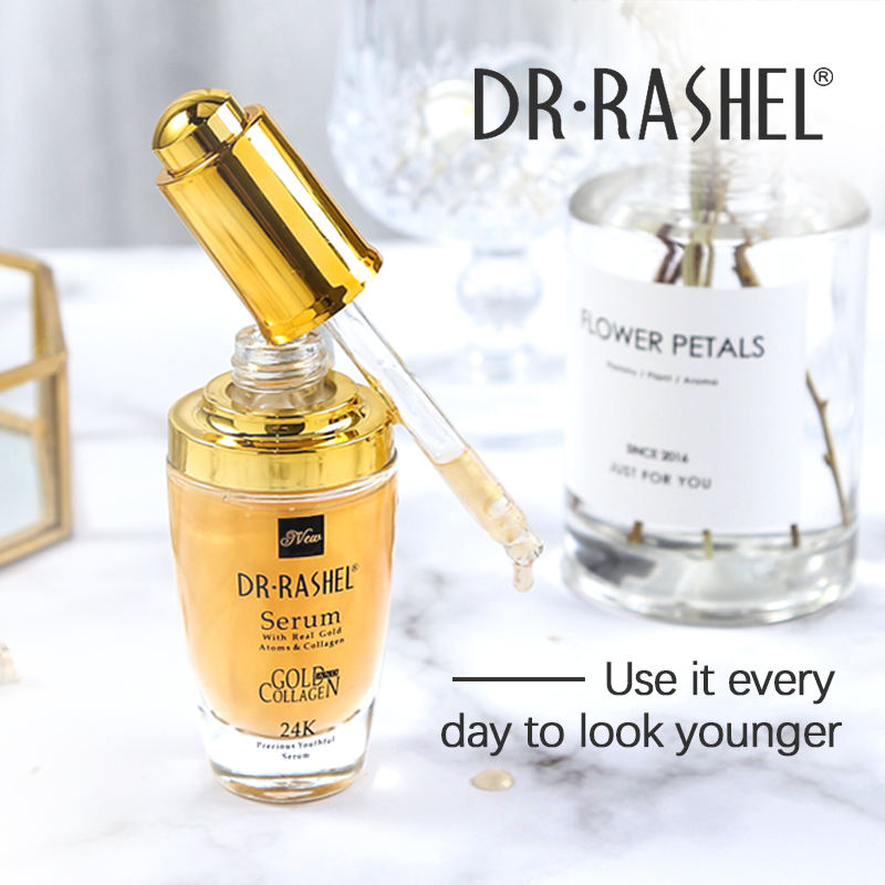 Dr.Rashel Serum With Real Gold Atoms & Collagen Gold And Collagen - 40ml Dr. Rashel