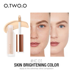 O.TWO.O Cosmetics Face Makeup High Cover Oil Control Long Lasting Liquid Concealer - 5.5g HC01 (SKIN BRIGHTENING COLOR) O.TWO.O