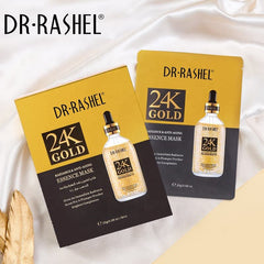 Dr.Rashel 24k Gold Radiance & Anti Aging Essence Mask - 25g DR.RASHEL