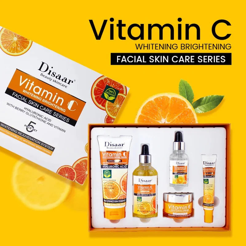 Disaar Vitamin C Facial Skin Care Series 5Pcs Set Disaar