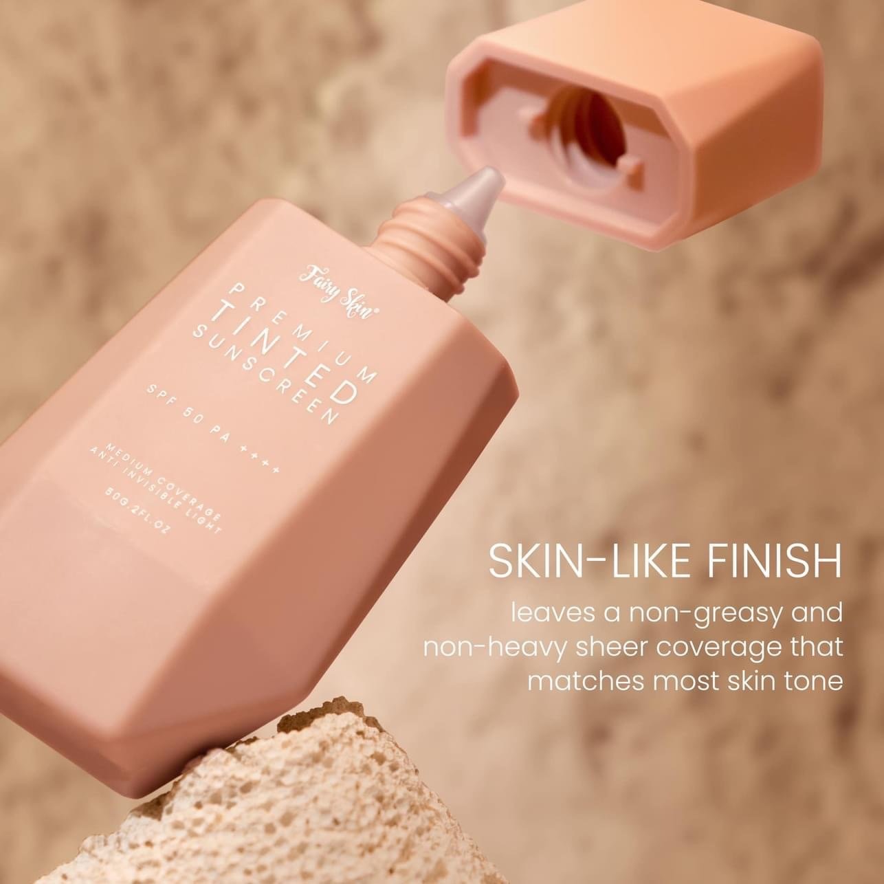 Fairy Skin Premium Tinted Sunscreen SPF 50 PA++++ 50GM Fairy Skin