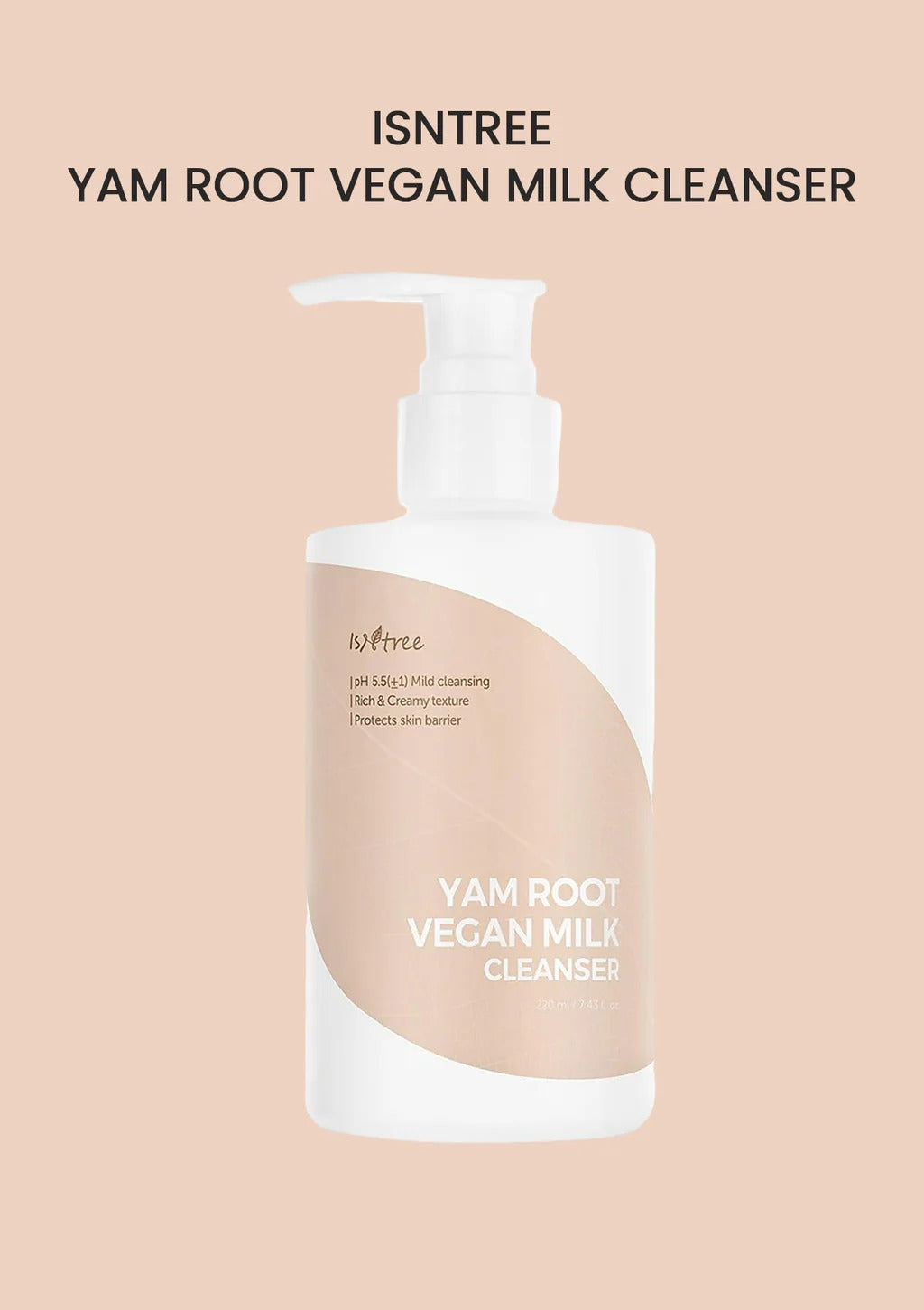 Isntree Yam Root Vegan Milk Cleanser - 220ml Isntree