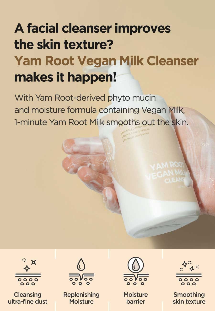 Isntree Yam Root Vegan Milk Cleanser - 220ml Isntree