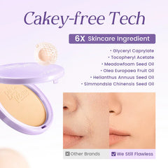 Focallure Blur Matte Pressed Powder - Face Setting Powder