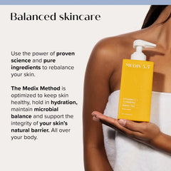 MEDIX 5.5 Vitamin C + Turmeric Brighten + Firm Body Cream 444ml - Hydrating Body Moisturizer Medix 5.5