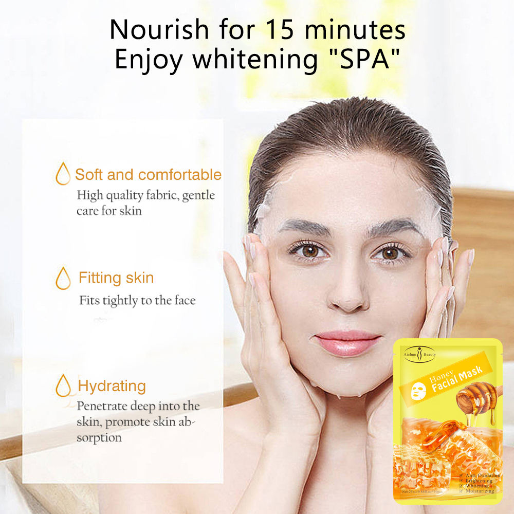 Aichun Beauty Honey Facial Mask - 25ml (1 sheet mask) Aichun Beauty