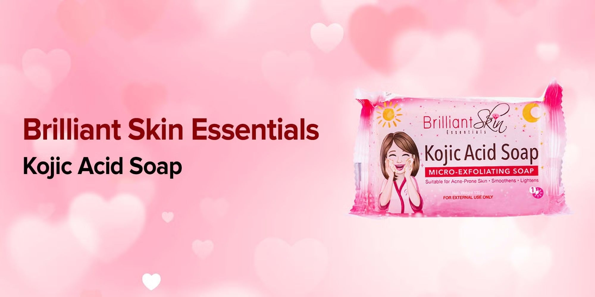Brilliant Skin Kojic Acid Micro Exfoliating Soap 135 gm Brilliant Skin