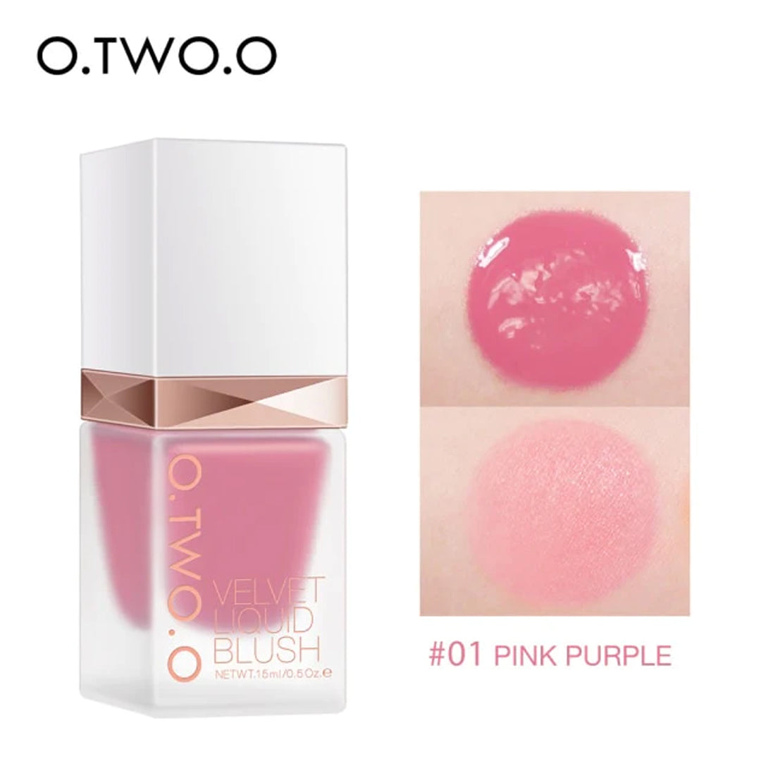 O.TWO.O Velvet Liquid Blush - 15g 01 (PINK PURPLE) O.TWO.O