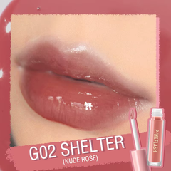 Pinkflash Ever Glossy Moist Lipgloss G02 Shelter Pink Flash