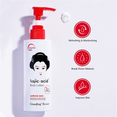 Kojic Acid Body Lotion Improve Skin - 230g GuanJing Beauty