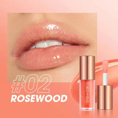 O.TWO.O Crystal Shiny Deeply Hydrates Repair Lip Oil #02-ROSEWOOD O.TWO.O