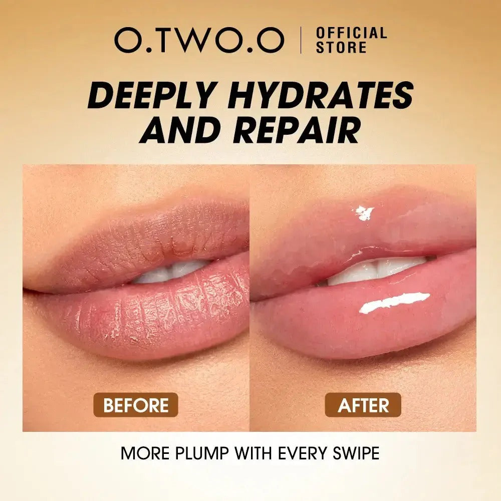 O.TWO.O Crystal Shiny Deeply Hydrates Repair Lip Oil O.TWO.O