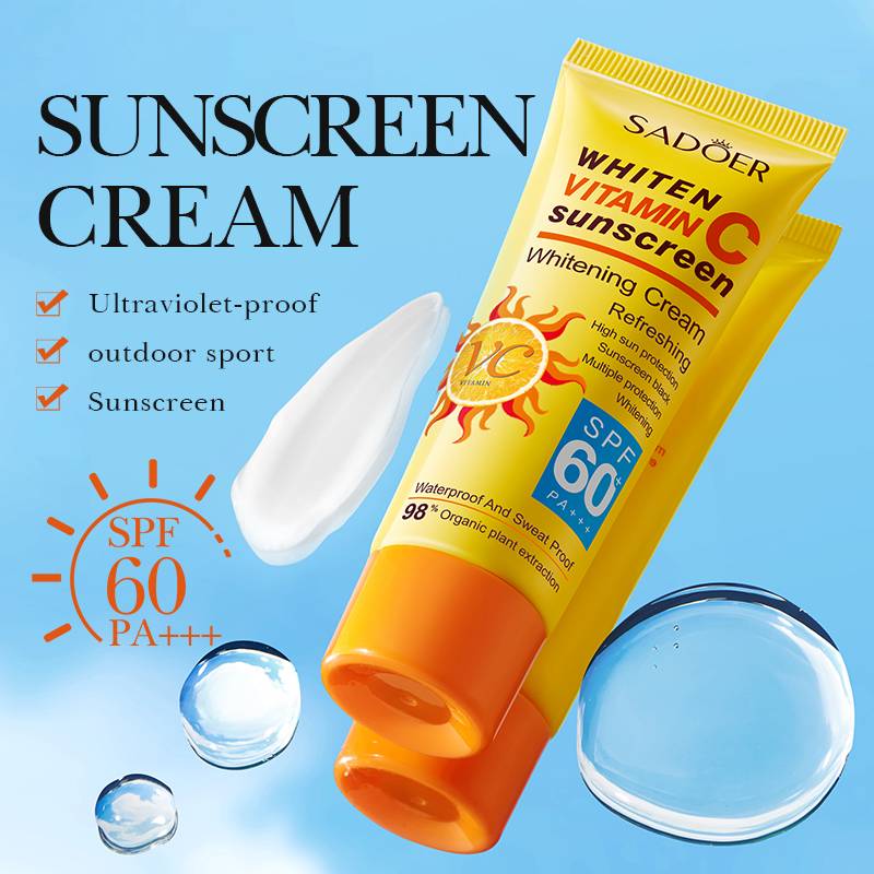 Sadoer Whiten Vitamin C Sunscreen SPF60+ PA+++ 40gm Sadoer