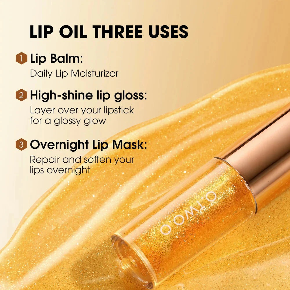 O.TWO.O Crystal Shiny Deeply Hydrates Repair Lip Oil O.TWO.O