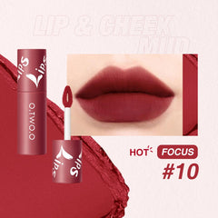 O.TWO.O Velvet Matte Lip & Cheek Mud - 2g 10 (FOCUS) O.TWO.O