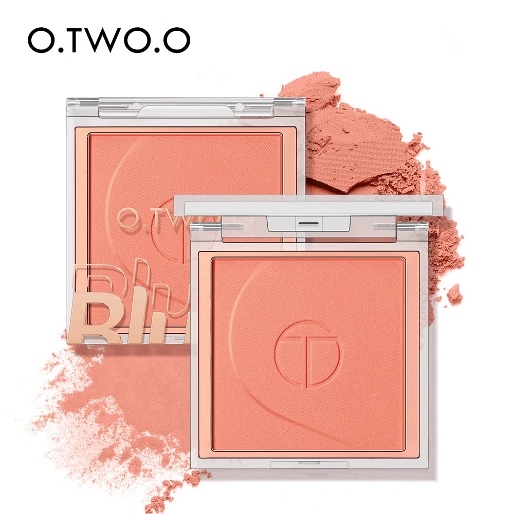 O.TWO.O High Pigment 6 Natrual Color Blush Pallete Pink Blush Powder - 5g O.TWO.O