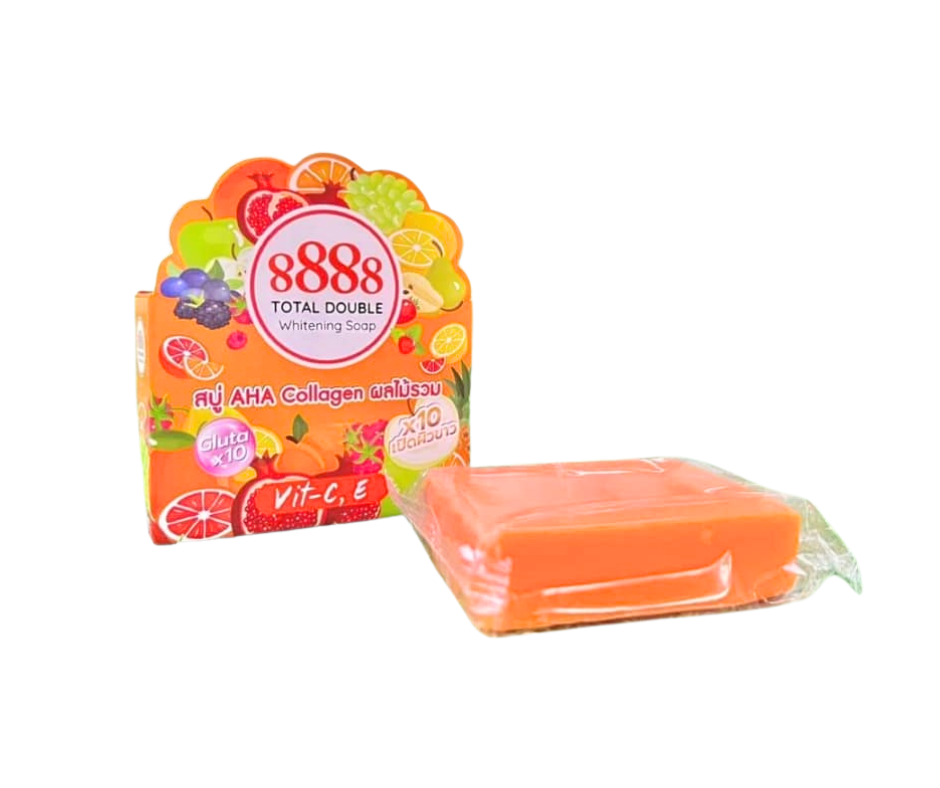 8888 Total Double Whitening Soap - 80g 8888