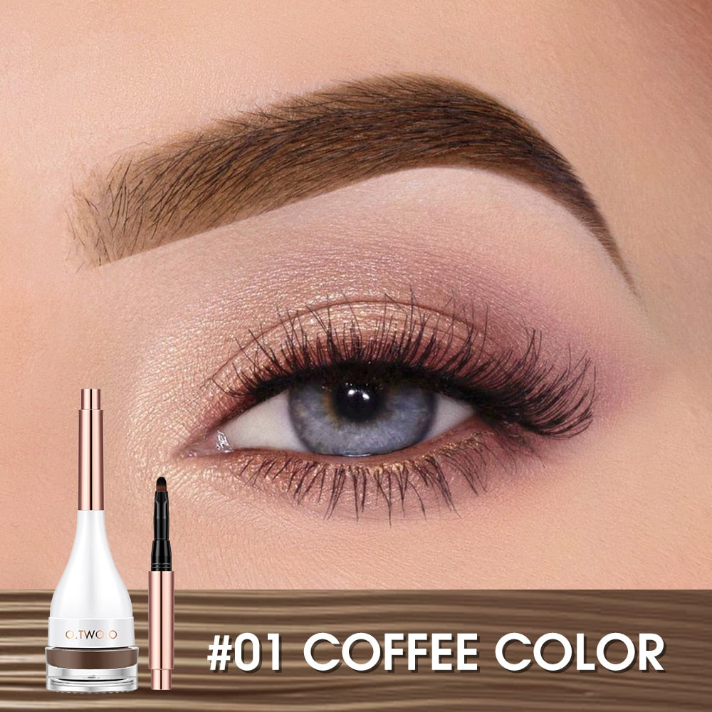 O.TWO.O Natural Shaping Dyeing Eyebrow Cream - 5g 01 (COFFEE COLOR) O.TWO.O