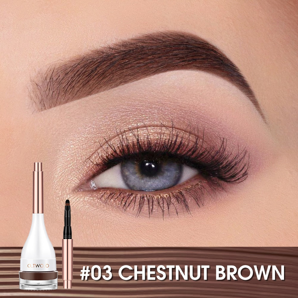 O.TWO.O Natural Shaping Dyeing Eyebrow Cream - 5g 03 (CHESTNUT BROWN) O.TWO.O