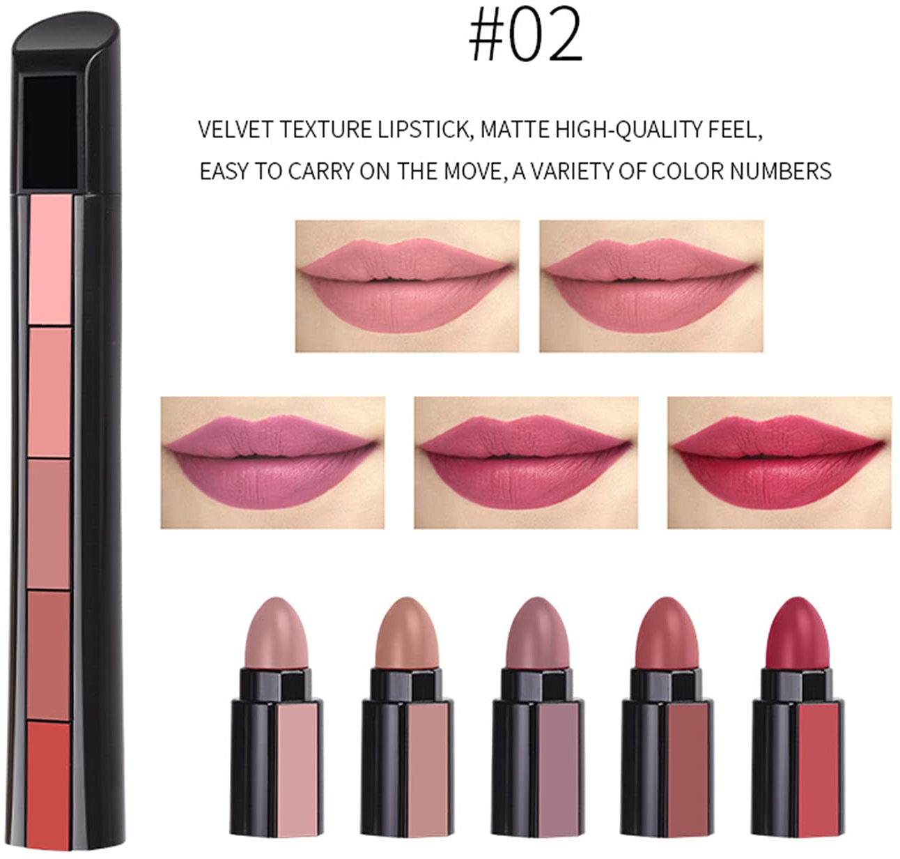 Fit Colors 5 In 1 Lipstick - 1.2g #02 Fit Colors