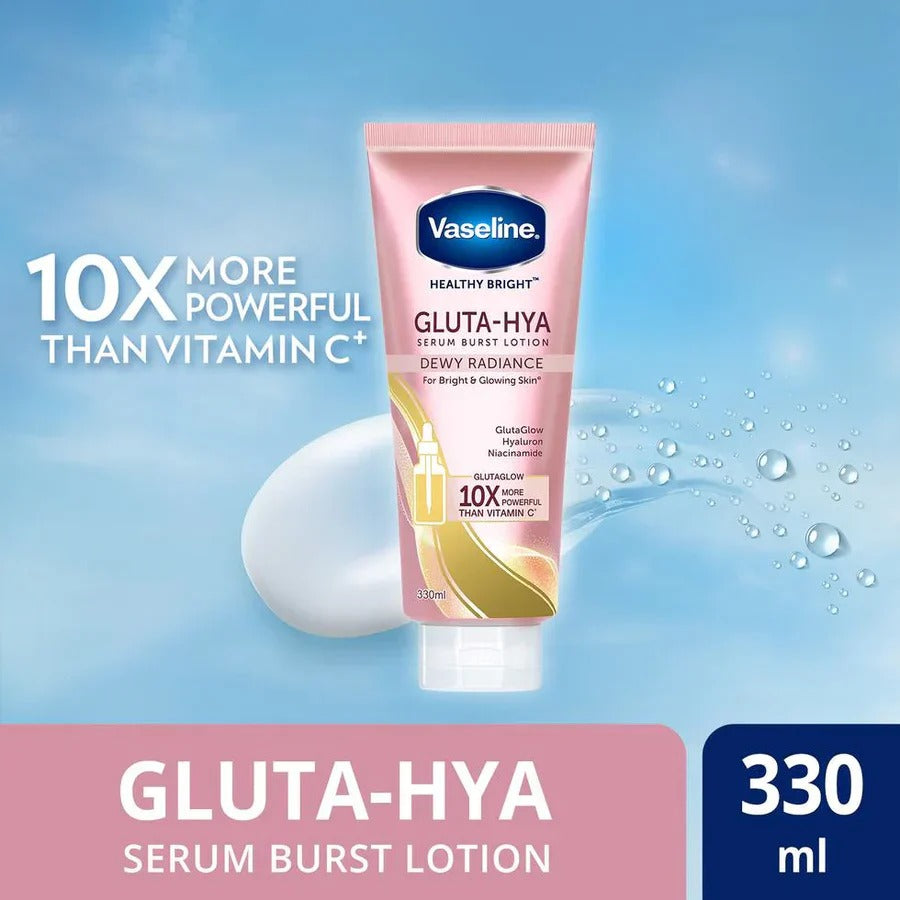 Vaseline Gluta-hya Serum Burst Lotion Dewy Radiance - 330ml Vaseline