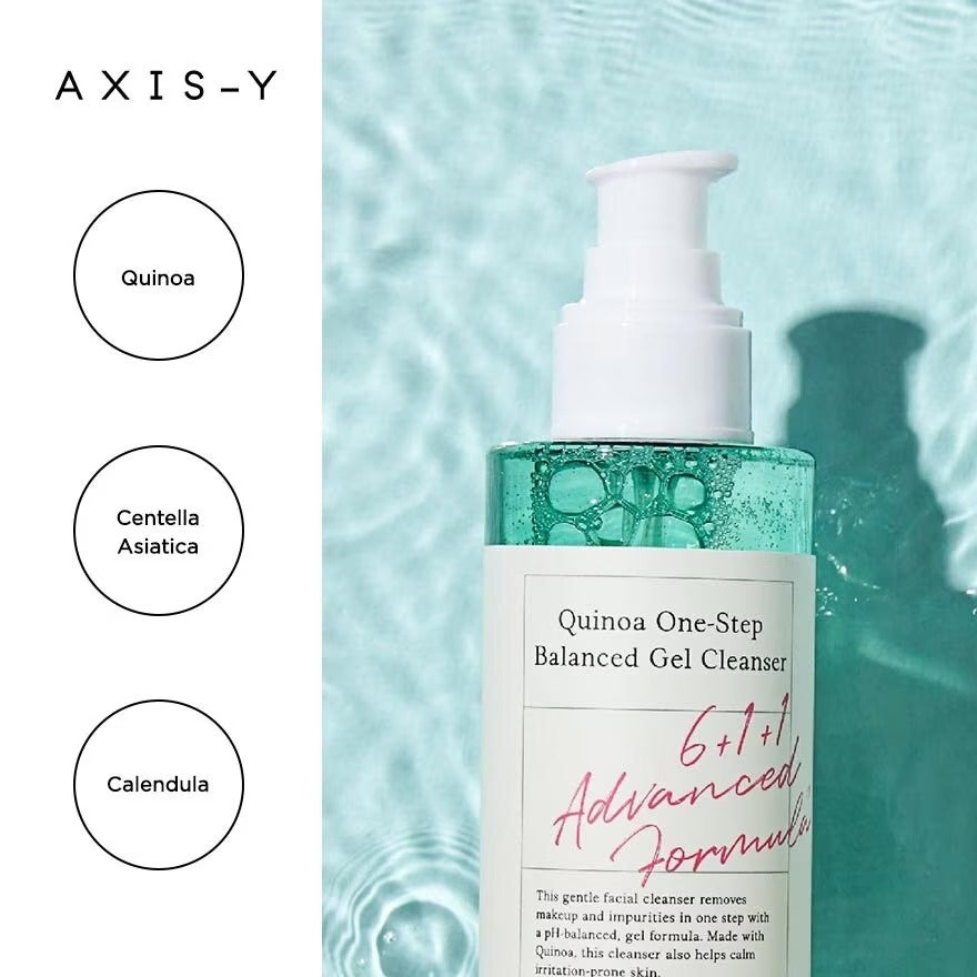 Axis-Y Quinoa One-Step balanced Gel Cleanser - 180ml Axis-Y
