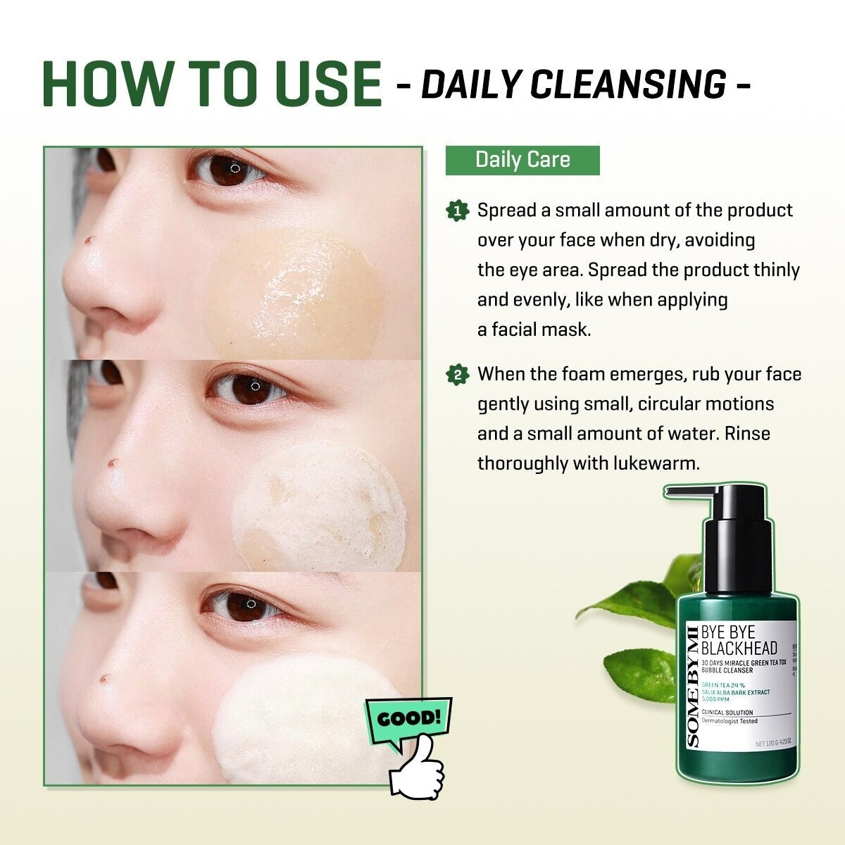 Some By Mi Bye Bye Blackhead Bubble Cleanser - 120g SOME BY MI