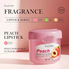 Sadoer Anti-Cracking Moisturize Nourish Lip Balm - Peach Sadoer