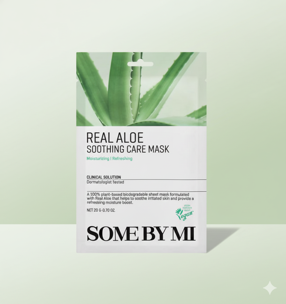 SOMEBYMI Real Aloe Soothing Care Mask – 1EA Glo Arabia