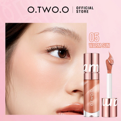 O.TWO.O 2025 New Arrival Liquid Blush in Pink Nude Brown Face Makeup Option #5 Glo Arabia