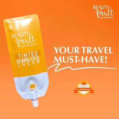 Beauty Vault Tinted Sunblock Cream SPF 45 - 50GM Beauty Vault