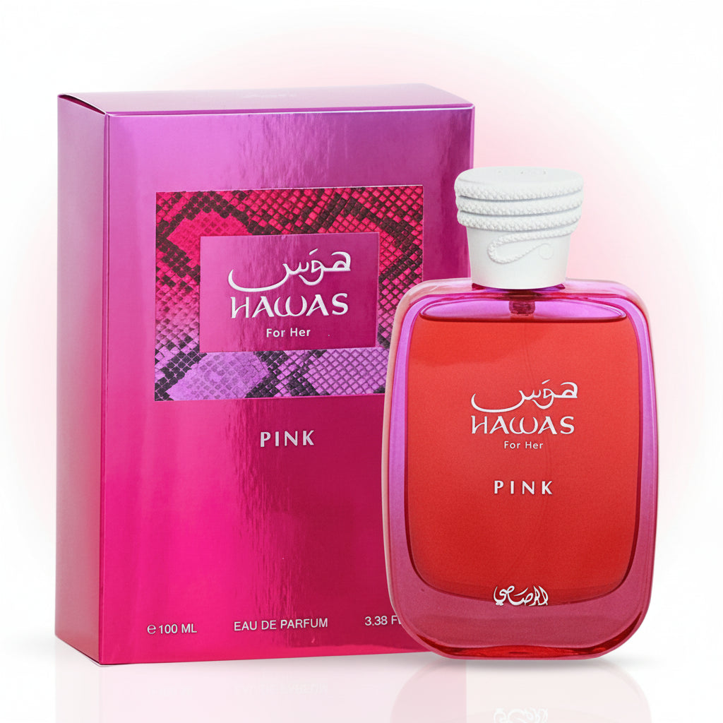Rasasi Hawas For Her (Pink) 100 ml Glo Arabia