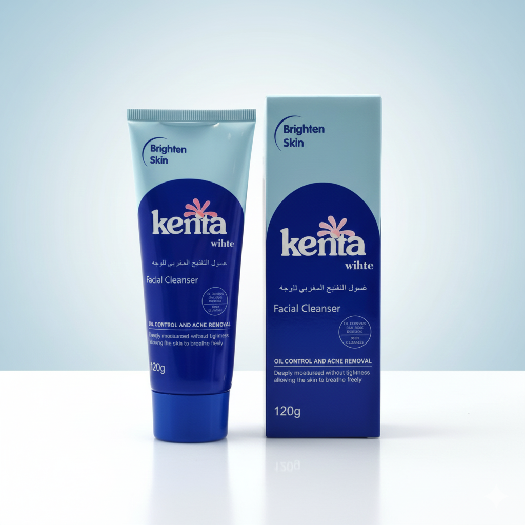 Kenta White Facial Cleanser 120 G Glo Arabia