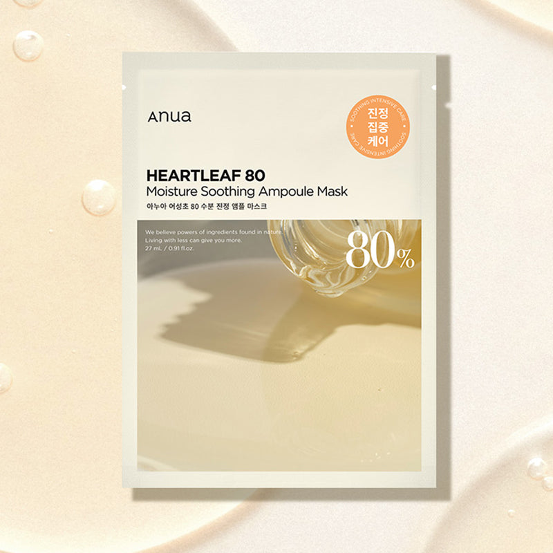 Anua Heartleaf 80 Moisture Soothing Ampoule Mask 27ml Anua
