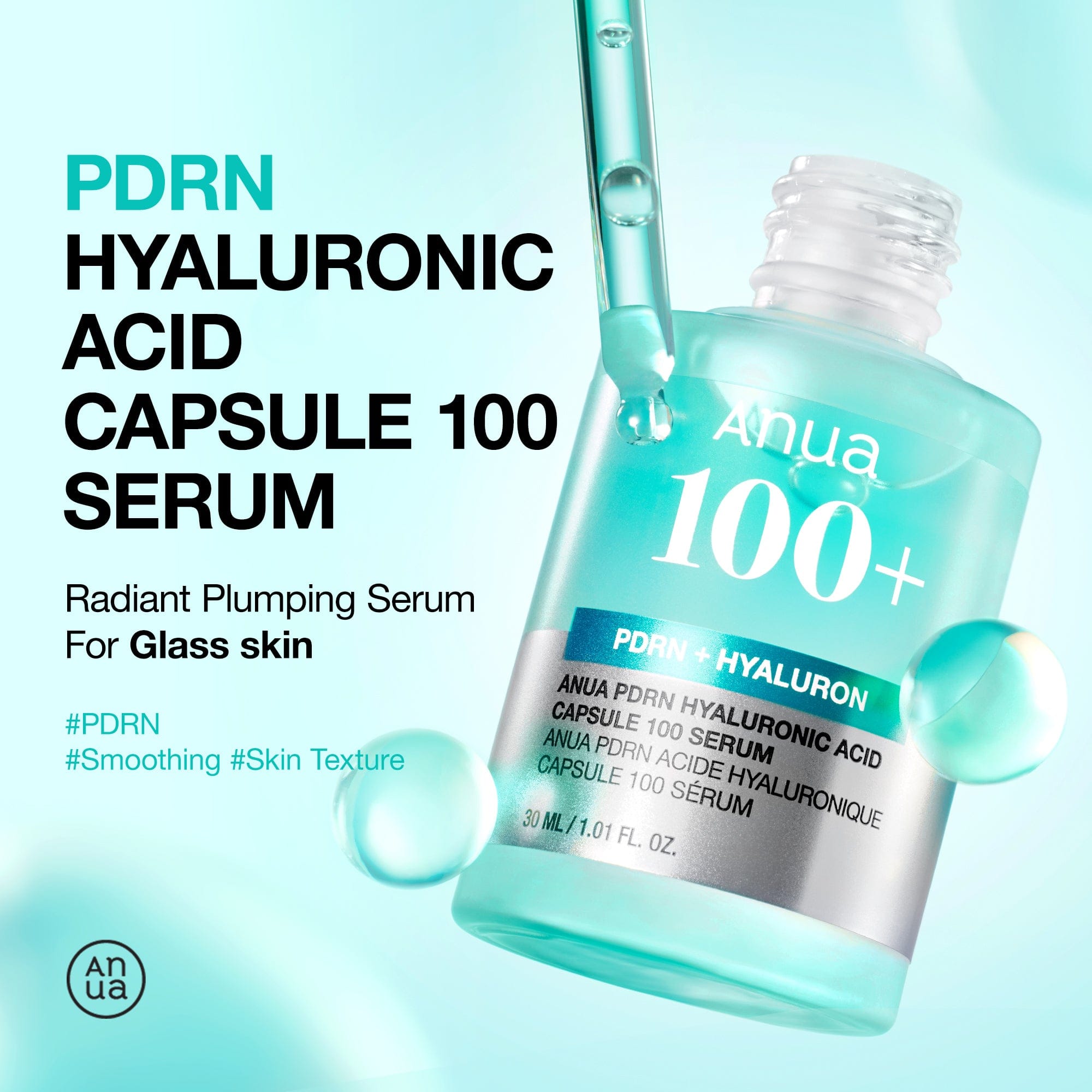 Anua PDRN Hyaluronic Acid Capsule 100 Serum - 30ml Anua