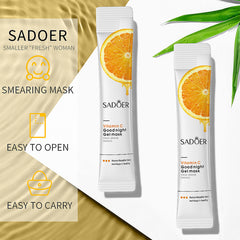 Sadoer Vitamin C Good night Gel Mask - 4mlx20pcs Sadoer