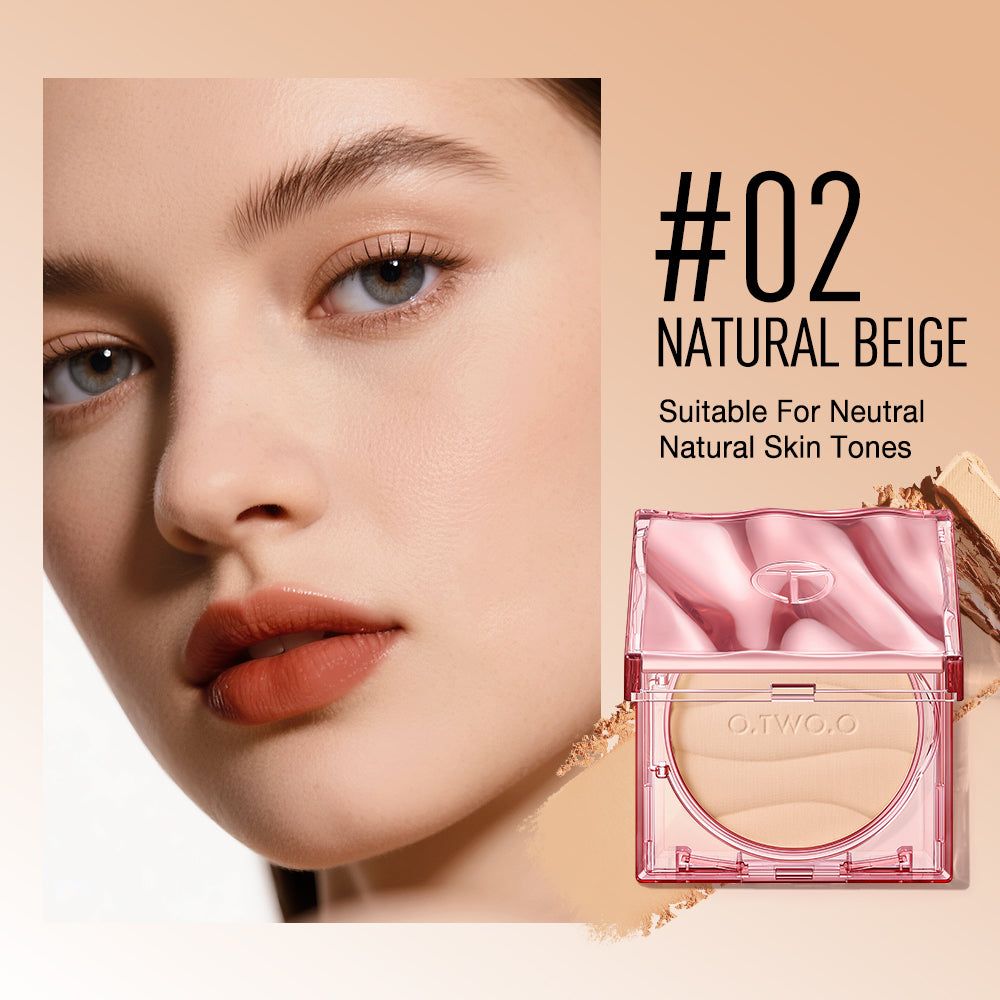 O.TWO.O 2025 New Arrival Super Fine Setting Powder with Sun Protection Natural Beige O.TWO.O