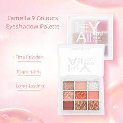 Lameila Eyeshadow Palette 9 Colors - 7.2g Lameila
