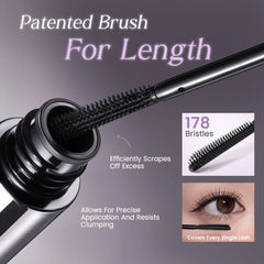 Focallure Lengthening Mascara BK01 - Defined Lash Makeup Focallure