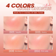 Focallure Hangover Red Wine Blusher - Liquid Cheek Colour
