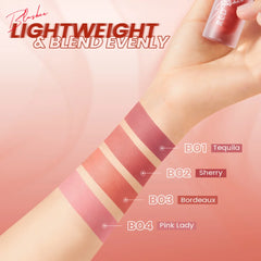 Focallure Hangover Red Wine Blusher - Liquid Cheek Colour